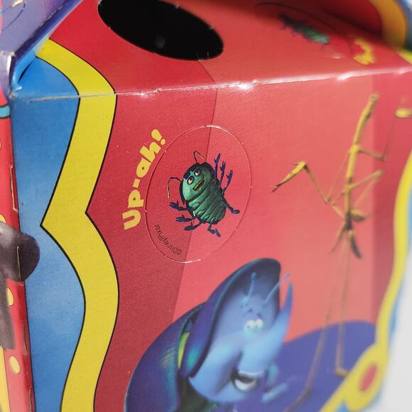 Vintage 1998 McDonald’s Happy Meal Box – Disney Pixar A Bug’s Life Circus Theme - Picture 9 of 10